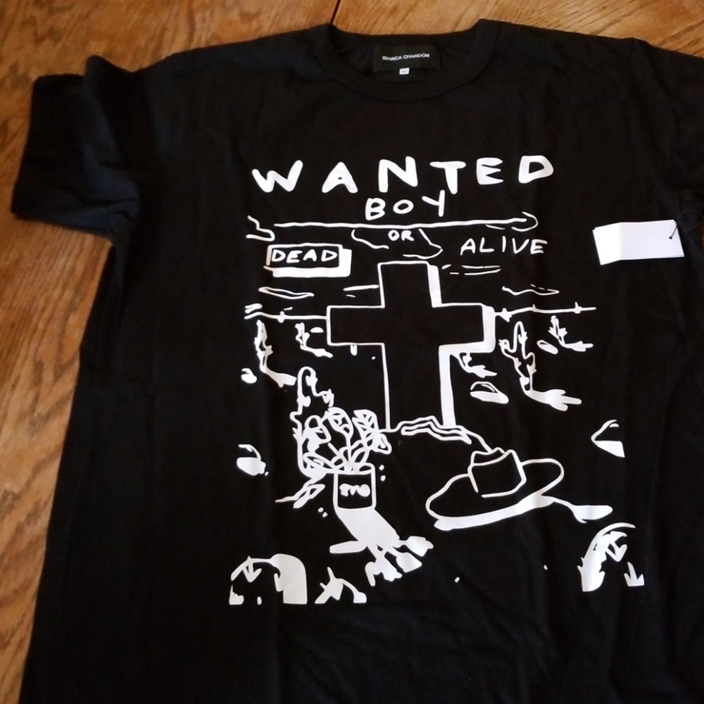 Bianca chandon wanted t shirt